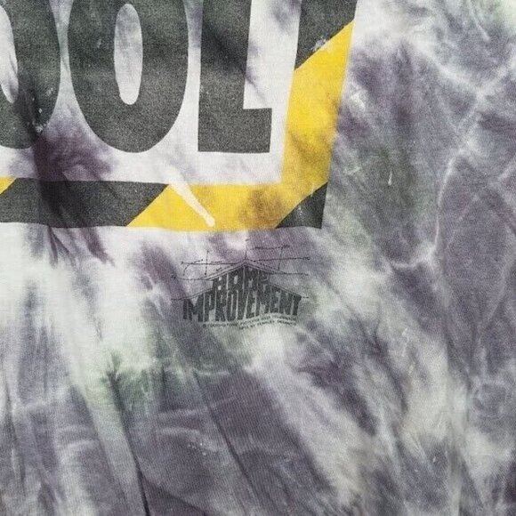 Home Improvement T Shirt Vintage 90s Big Tool Tie Dye Single Stitch Size XL - Picture 4 of 7